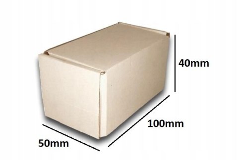 PUDEŁKO OPAKOWANIE KARTON 100x50x40 BIAŁE 25szt E