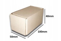 PUDEŁKO OPAKOWANIE KARTON 100x50x40 BIAŁE 50szt E