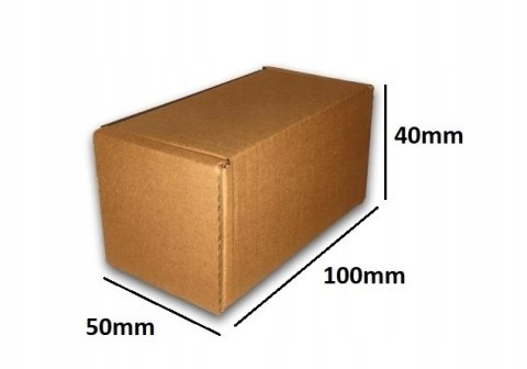 PUDEŁKO OPAKOWANIE KARTON 100x50x40 SZARE 50szt E