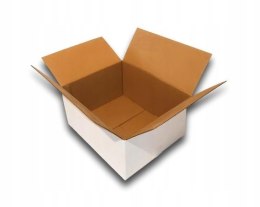 PUDEŁKO OPAKOWANIE KARTON 400x280x300 BIAŁE 25sz B
