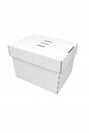 PUDEŁKO BOX KARTON BURGER FRYTKI CIASTO 175x140x130 100szt BIAŁE E