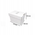 PUDEŁKO BOX KARTON BURGER FRYTKI CIASTO 175x140x130 200 szt BIAŁE E