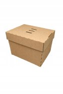 PUDEŁKO BOX KARTON BURGER FRYTKI CIASTO 175x140x130 200szt sE