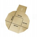 PUDEŁKO BOX KARTON BURGER FRYTKI CIASTO 175x140x130 50szt sE