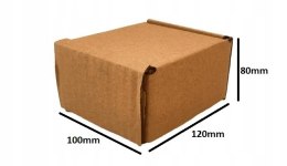 Pudełko OPAKOWANIE KARTON 120x100x80 SZARE 25szt E