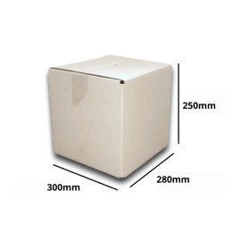PUDEŁKO OPAKOWANIE KARTON 300x280x250 BIAŁE 100szt E
