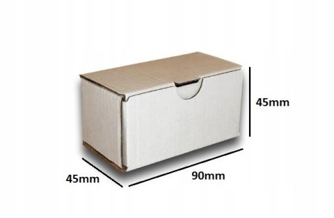 PUDEŁKO OPAKOWANIE KARTON 90x45x45 BIAŁE 25szt E