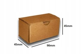 PUDEŁKO OPAKOWANIE KARTON 90x45x45 SZARE 25szt E