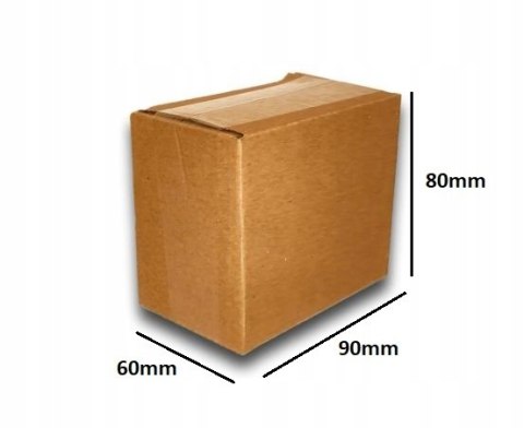 PUDEŁKO OPAKOWANIE KARTON 90x60x80 SZARE 1000szt B