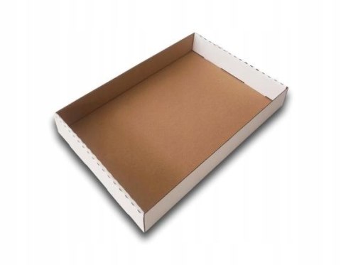 TACKA TEKTUROWA na CIASTKA PĄCZKI 310x205x50 BIAŁE 25szt B