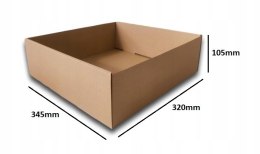 TACKA TEKTUROWA na CIASTKA PĄCZKI 345x320x105 SZARE 25szt E