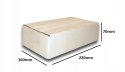 PUDEŁKO OPAKOWANIE KARTON 220x160x70 BIAŁE 10szt B