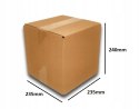 PUDEŁKO OPAKOWANIE KARTON 235x235x240 SZARE 50sz E