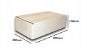 PUDEŁKO OPAKOWANIE KARTON 300x200x150 BIAŁE 10sz B