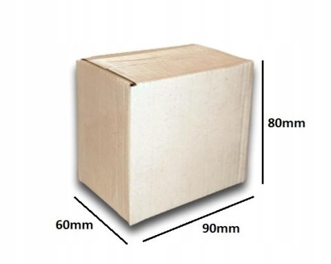 PUDEŁKO OPAKOWANIE KARTON 90x60x80 BIAŁE 10szt E