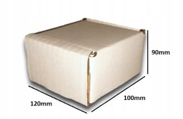 PUDEŁKO OPAKOWANIE KARTON 100x120x90 BIAŁE 10szt B