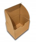 PUDEŁKO OPAKOWANIE KARTON 223x160x156 SZARE 25sz E