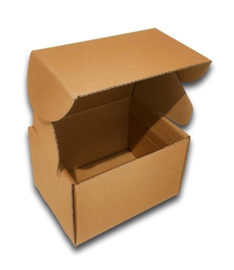 PUDEŁKO OPAKOWANIE KARTON 275x200x170 SZARE 10sz B