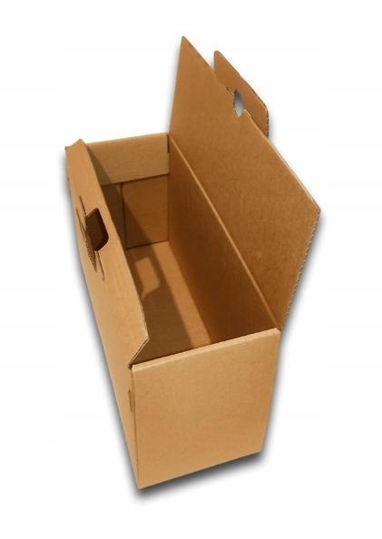 PUDEŁKO OPAKOWANIE KARTON 350x130x190 SZARE 50sz E