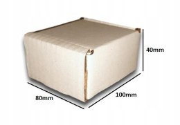 PUDEŁKO OPAKOWANIE KARTON 100x80x40 BIAŁE 25szt E