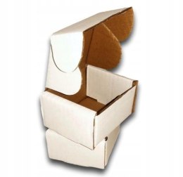 PUDEŁKO OPAKOWANIE KARTON 100x80x50 BIAŁE 25szt E