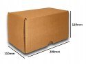 PUDEŁKO OPAKOWANIE KARTON 200x110x110 SZARE 10sz E