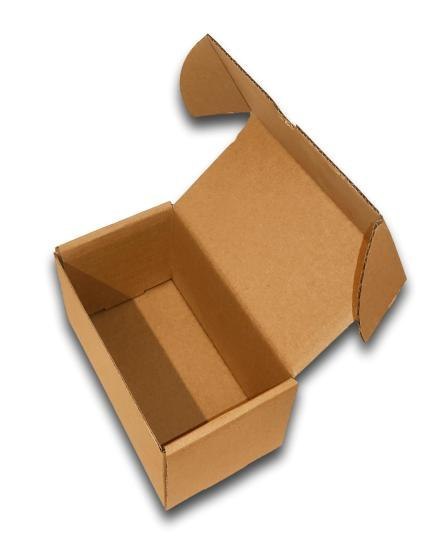 PUDEŁKO OPAKOWANIE KARTON 200x110x110 SZARE 25sz E