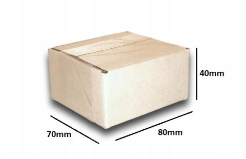 PUDEŁKO OPAKOWANIE KARTON 80x70x40 BIAŁE 50szt E