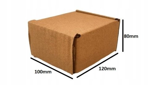 Pudełko OPAKOWANIE KARTON 120x100x80 SZARE 25szt B