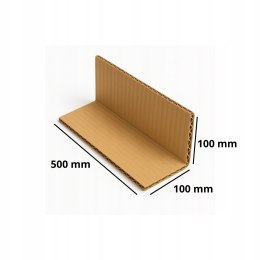 Narożnik ochronny z tektury falistej 500x100x100 E 100szt