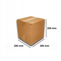 PUDEŁKO OPAKOWANIE KARTON 200x200x200 SZARE 100szt E