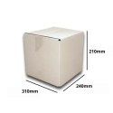 PUDEŁKO OPAKOWANIE KARTON 310x240x210 BIAŁE 100szt E